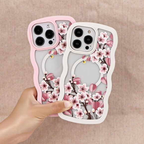 Compatible with iPhone 12 Pro Max  MagSafe Case‎ Cute Flower Pattern (4237) - Picture 2 of 7